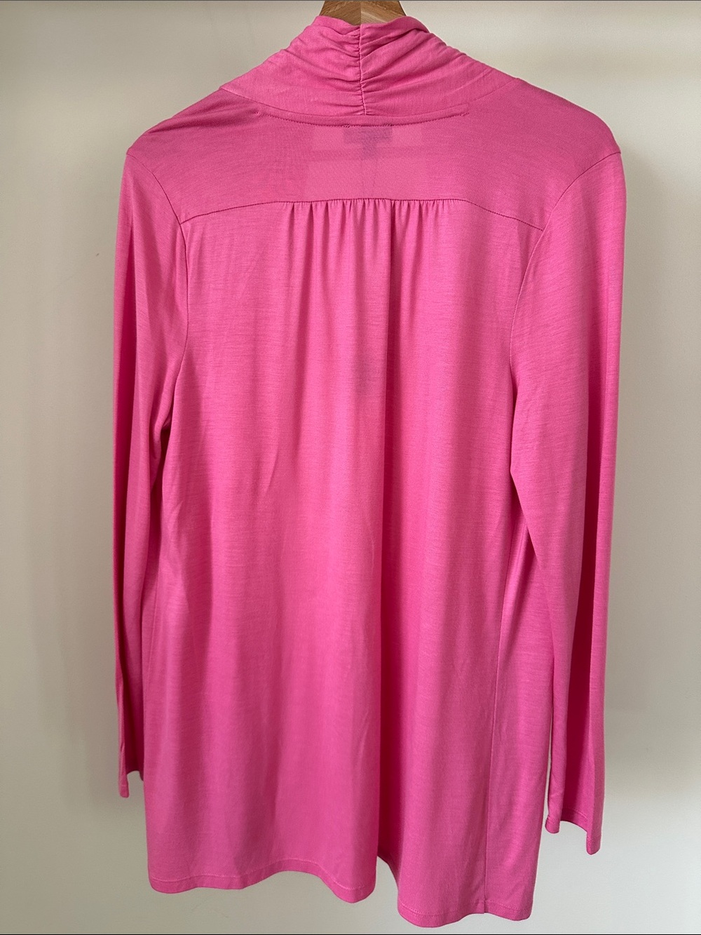 Talbots Pink Open-Front Cardigan - Picture 7 of 7
